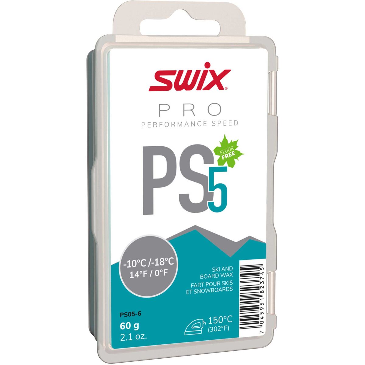 Swix PS05 Performance Speed Wax Turquoise 60G